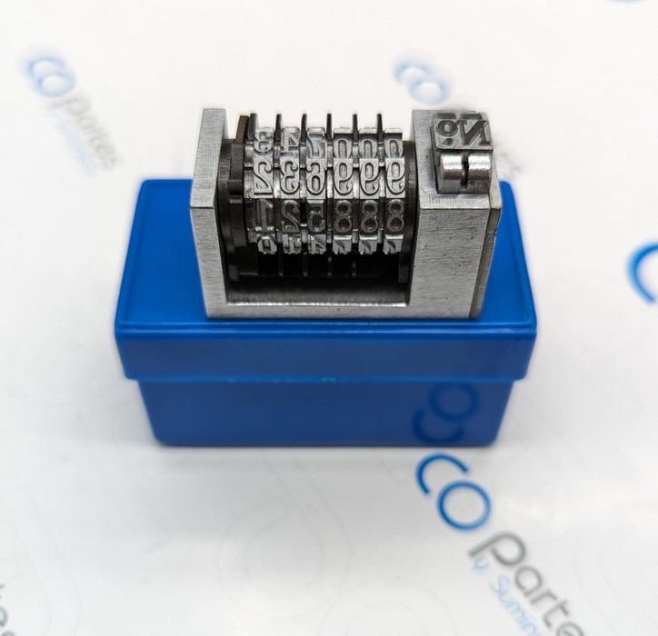 Numerador Tipográfico de 4X8 4mm ROMAN 6 Digitos Premium
