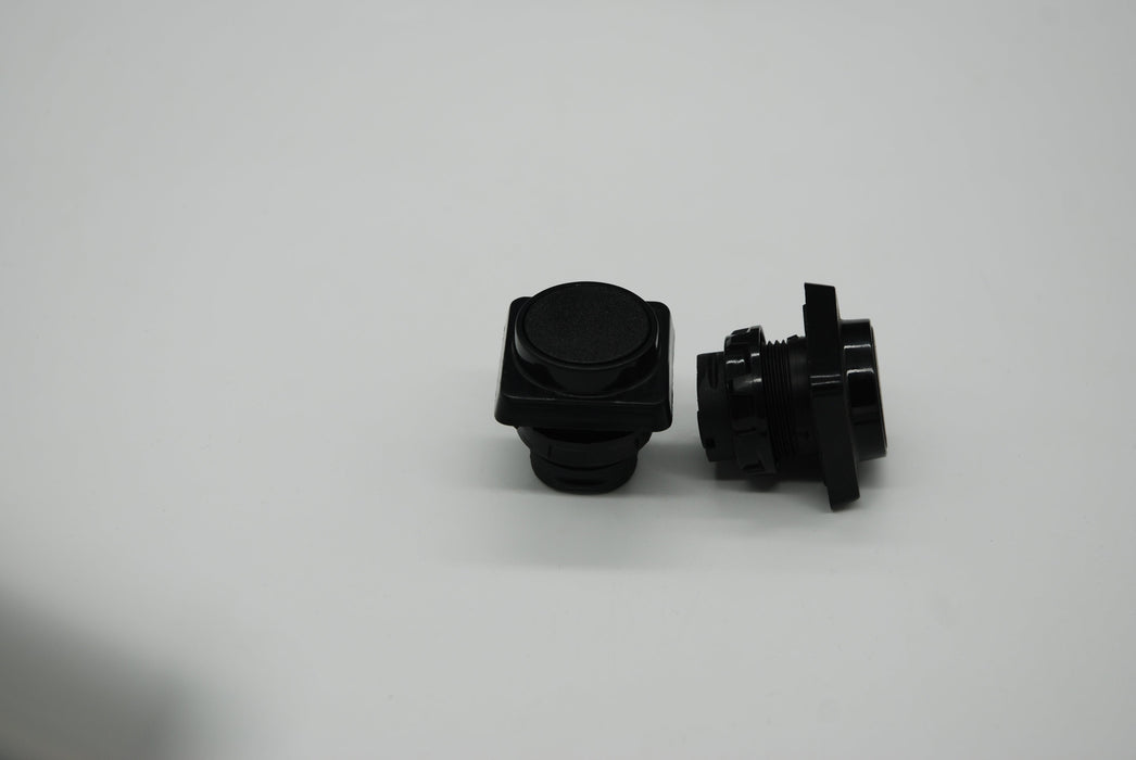 H12611 - Cabeza pulsador cuadrado Negro