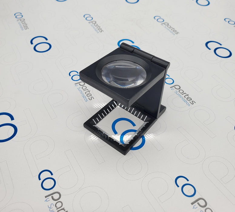 Lupa plegable 10X Metálica